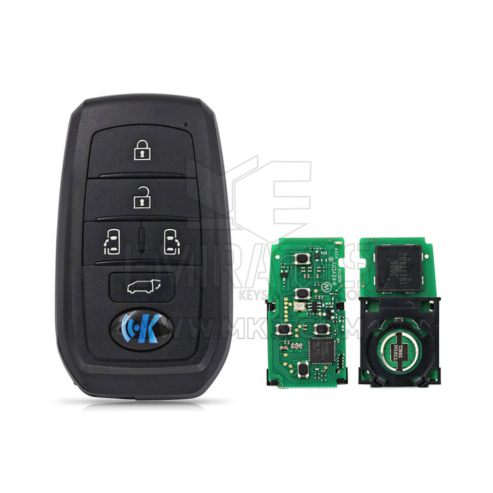 New KeyDiy KD TB01-5 Toyota Lexus Universal Smart Remote Key 5 Buttons With 8A Transponder | Emirates Keys
