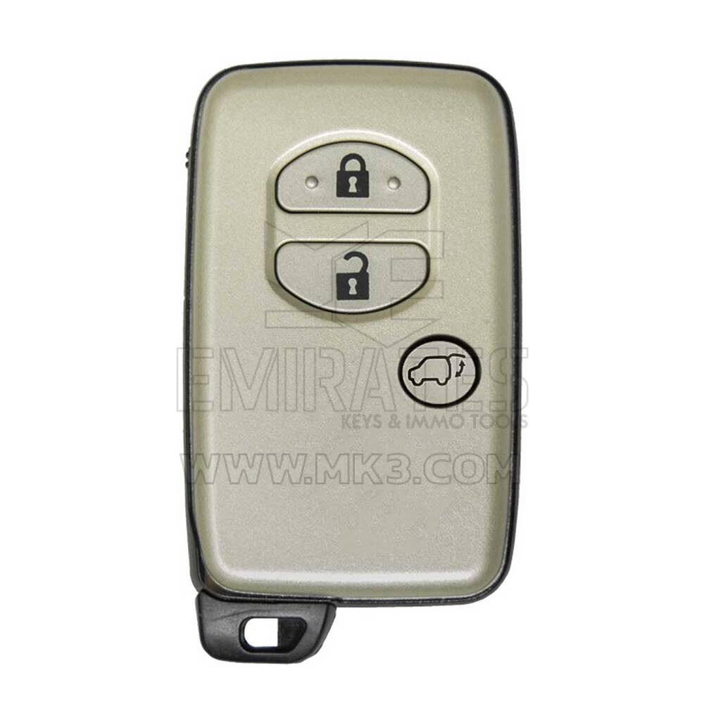 Toyota 2010 Smart Remote Key Shell SUV 3 Buttons Silver Color