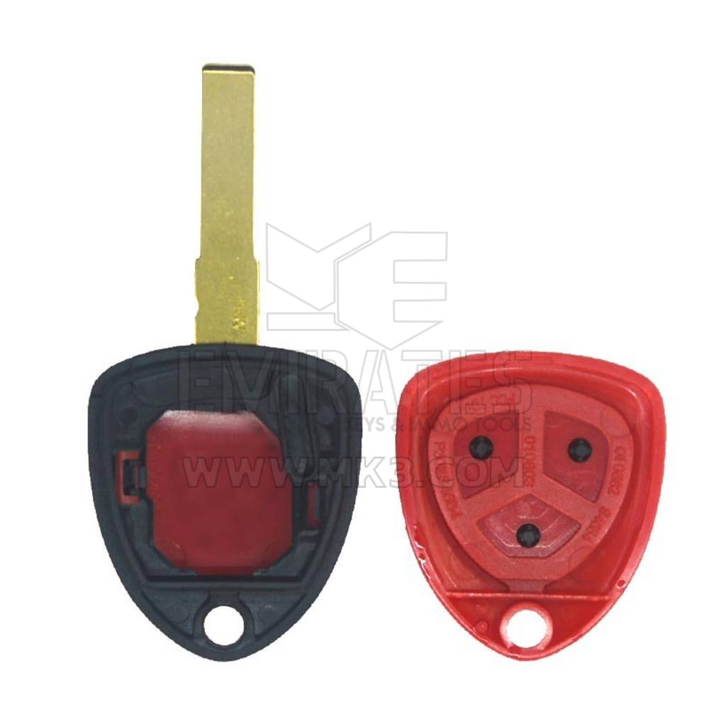High Quality Ferrari Remote Key Shell 3 Buttons Non Flip Red - Car remote key cover, Key fob shells replacement at Low Prices Inside | Emirates Keys