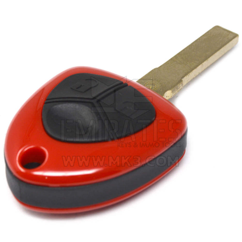 Capa de chave remota Ferrari de alta qualidade com 3 botões não flip vermelho - Capa de chave remota de carro, substituição de conchas de chaveiro a preços baixos | Chaves dos Emirados