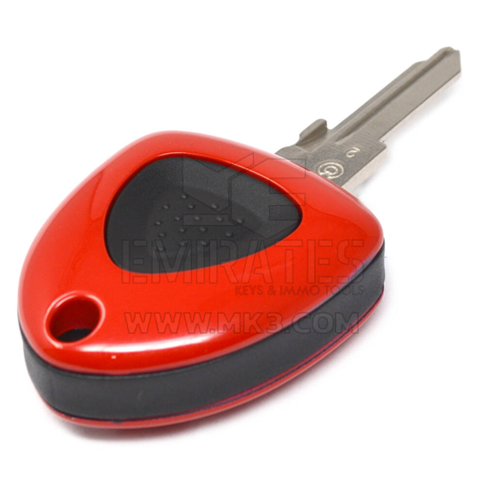 Capa de chave remota Ferrari de alta qualidade 1 botões Non-Flip Red - Capa de chave remota de carro, substituição de conchas de chaveiro a preços baixos | Chaves dos Emirados