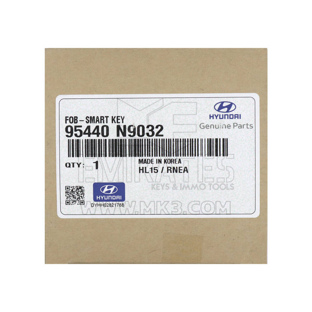 New Hyundai Tucson 2022 Genuine / OEM Smart Remote Key 4 Buttons 433MHz OEM Part Number: 95440-N9032 - FCC ID: TQ8-FOB-4F26 | Emirates Keys