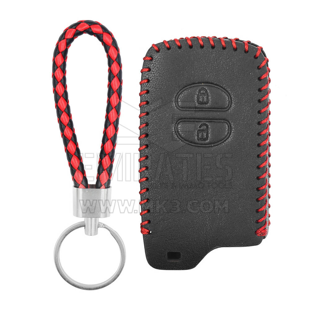 Custodia in pelle per chiave remota Toyota Smart 2 pulsanti