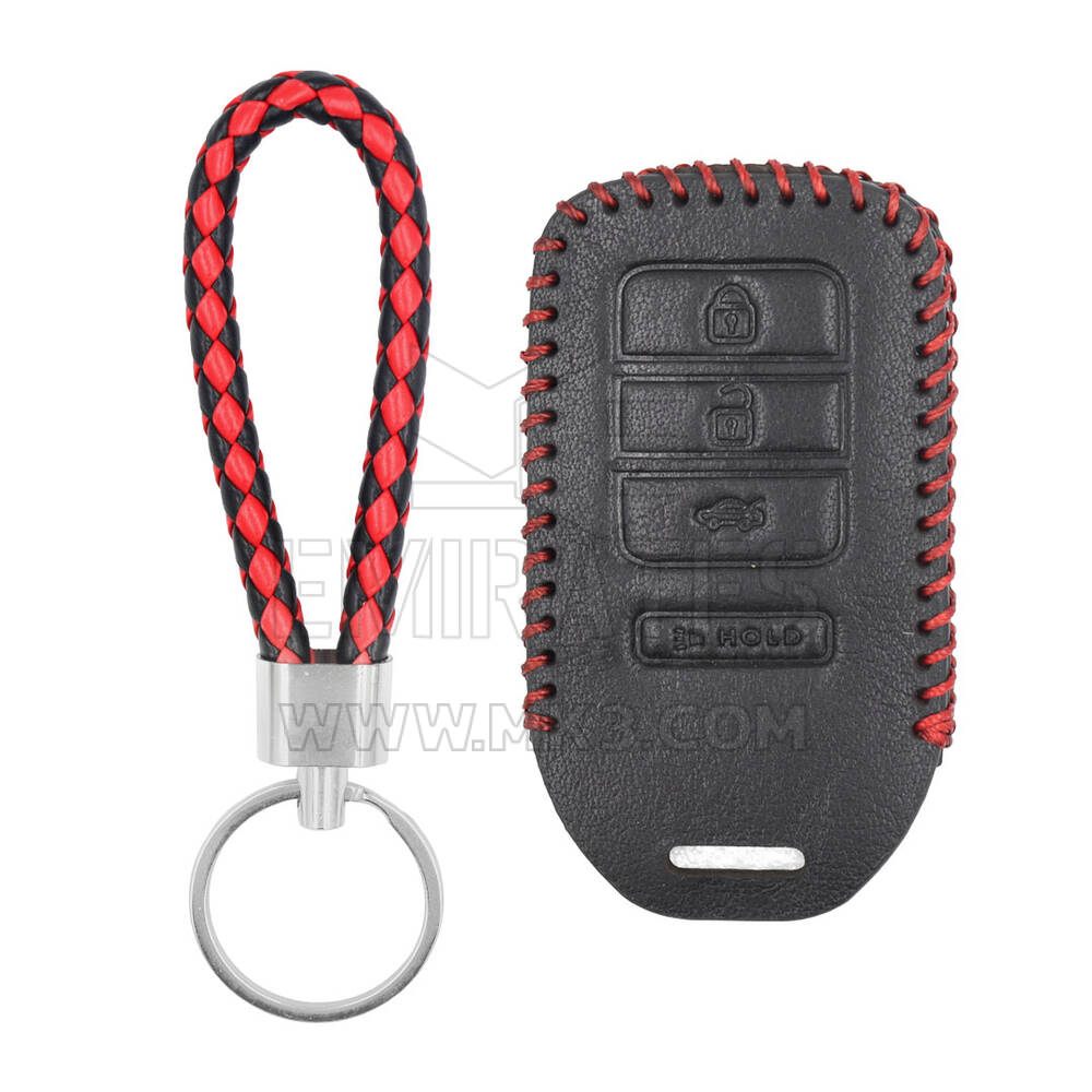 Estojo de couro para Honda Smart Remote Key 3+1 botões