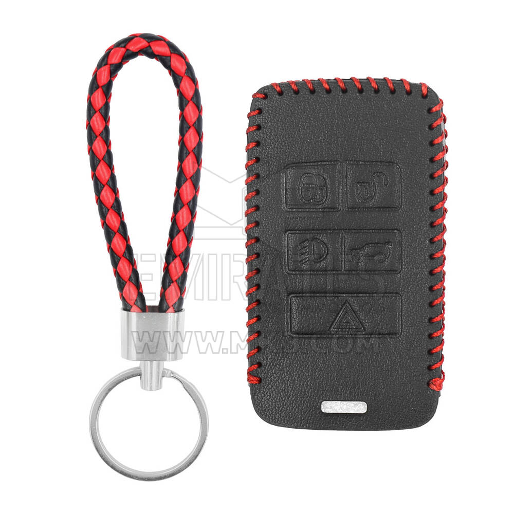 Funda de cuero para Land Rover Smart Remote Key 4+1 Botones RV-B