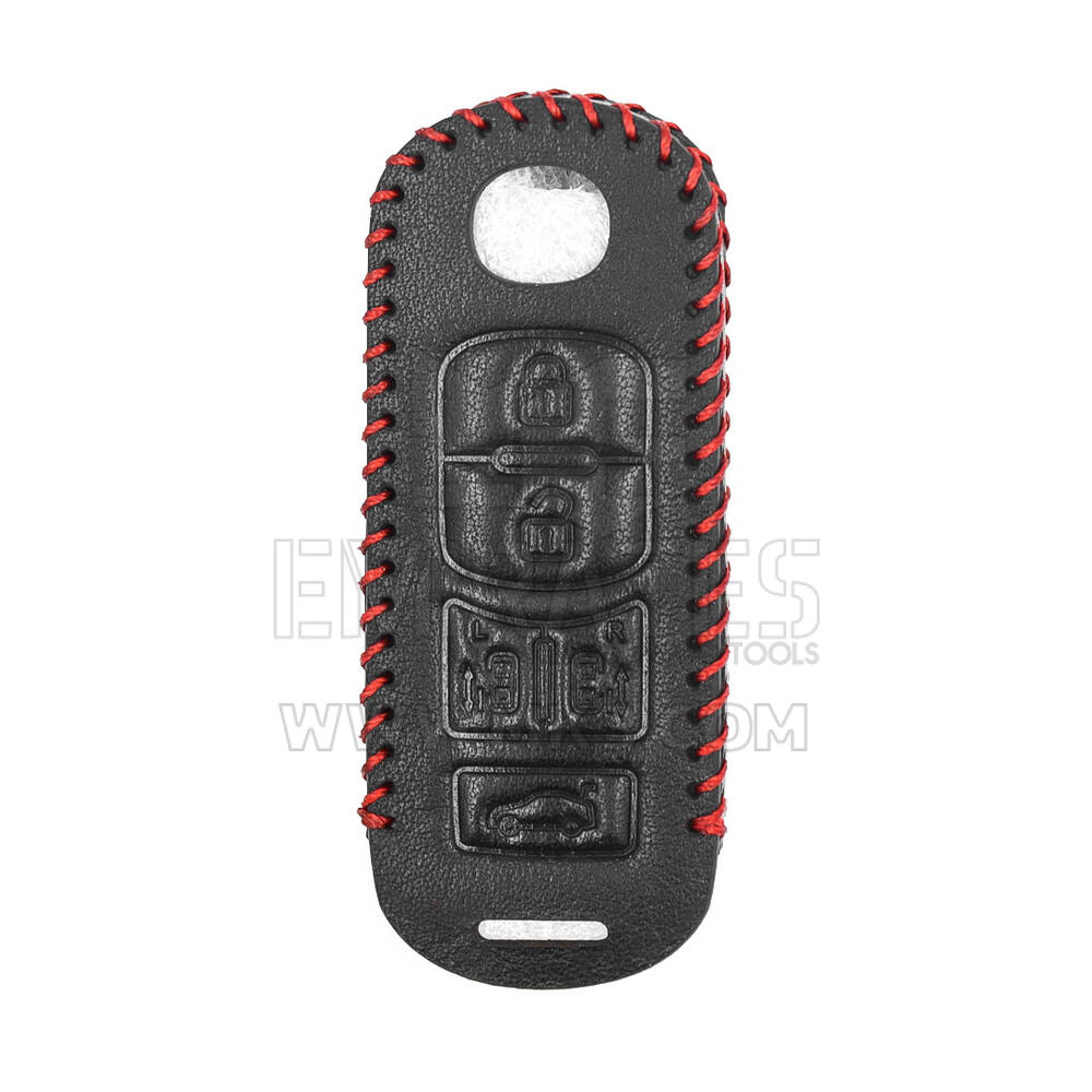 Étui en cuir pour Mazda Smart Remote Key 5 boutons | MK3