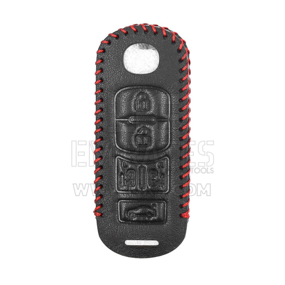 Funda de cuero para Mazda Smart Remote Key 5 Botones | mk3