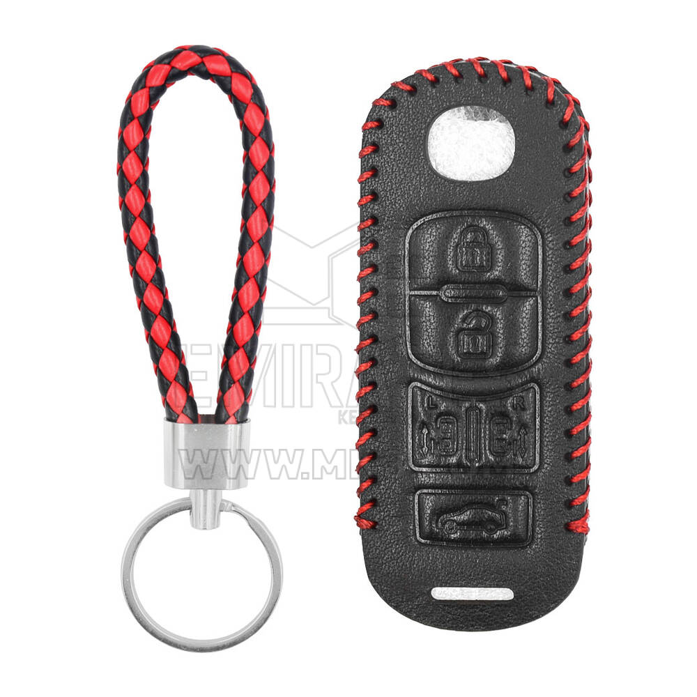 Leather Case For Mazda Smart Remote Key 5 Buttons