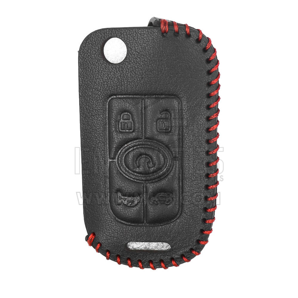 Leather Case For Buick Flip Remote Key 4+1 Buttons BK-H | MK3