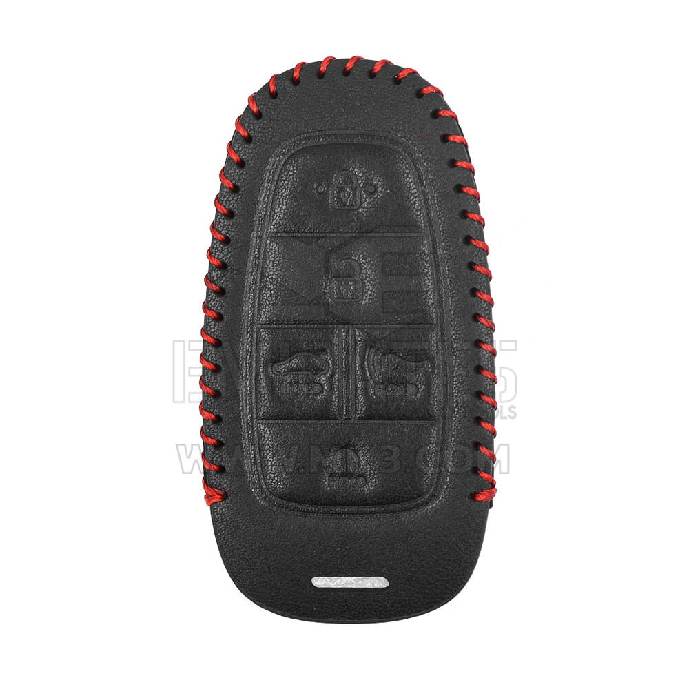 Estojo De Couro Para Hyundai Smart Remote Chave 5 Botões HY-I | MK3