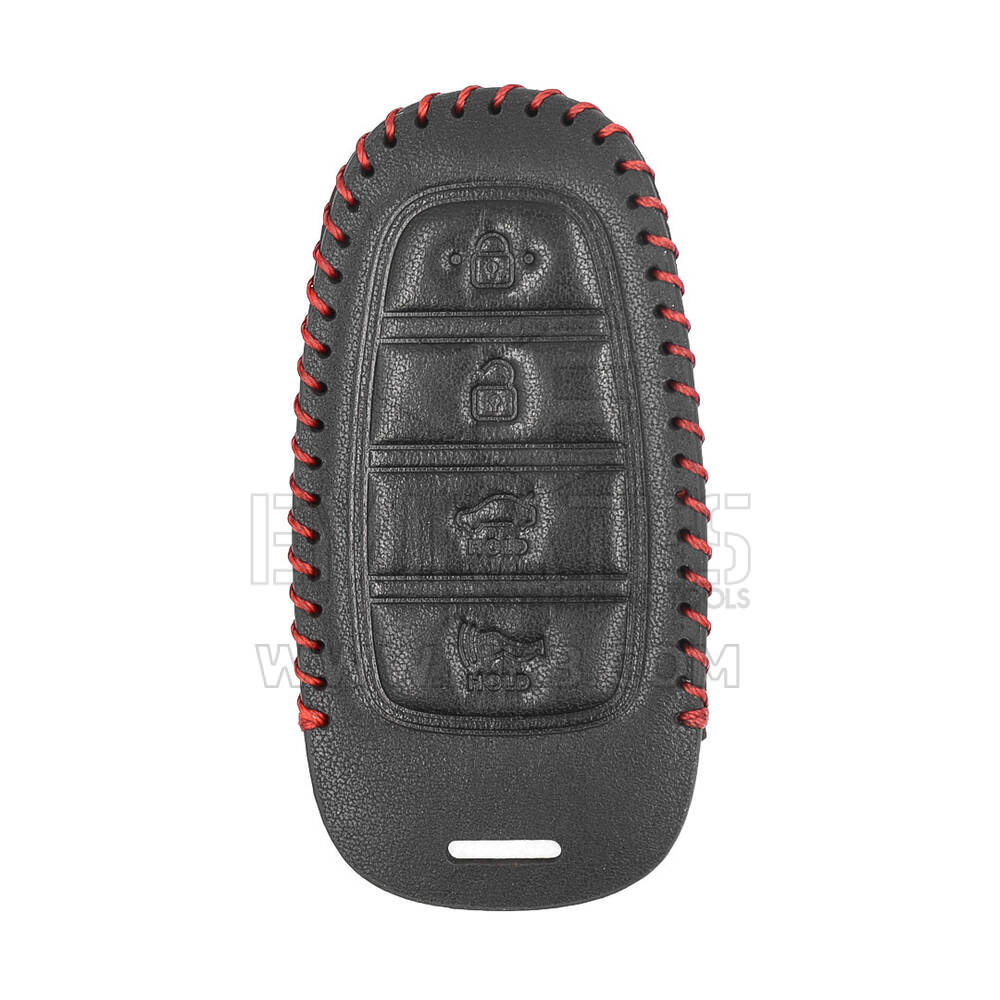 Funda de cuero para llave remota inteligente Hyundai 4 botones HY-P | mk3