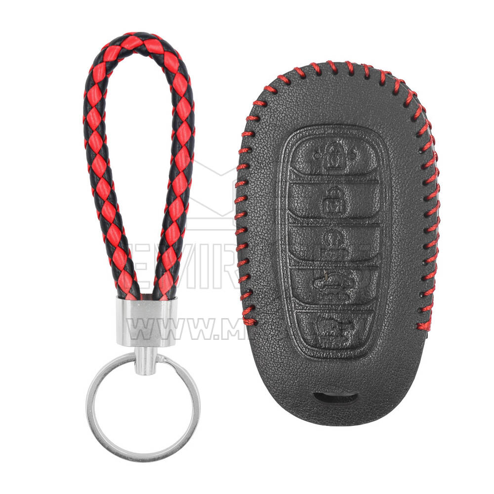 Кожаный чехол для Hyundai Smart Remote Key 5 кнопок HY-Y