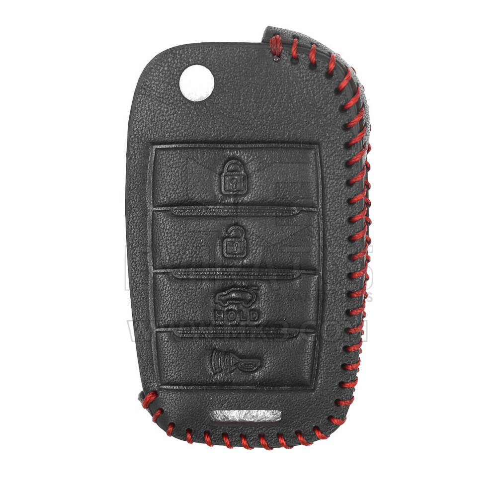 Кожаный чехол для Kia Flip Remote Key 3+1 Кнопки | МК3