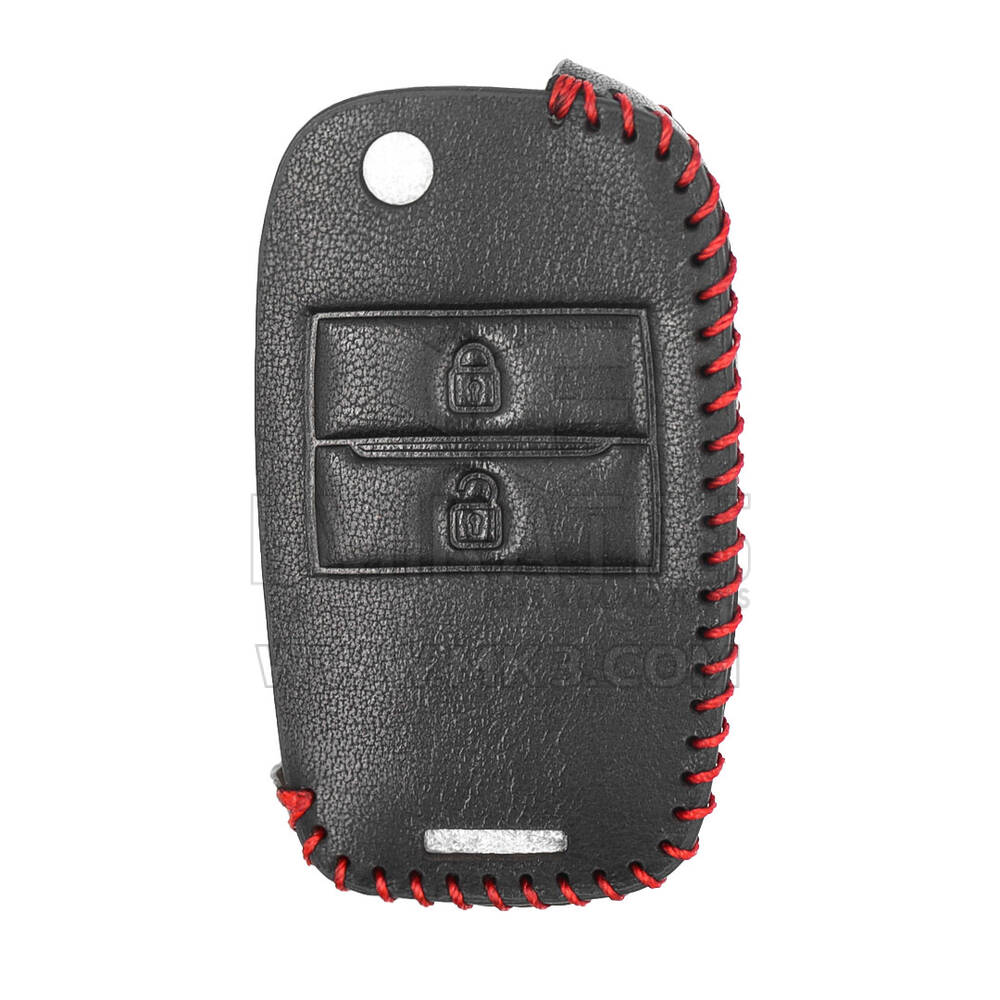 Funda de cuero para Kia Flip Remote Key 2 Botones KA-J | mk3