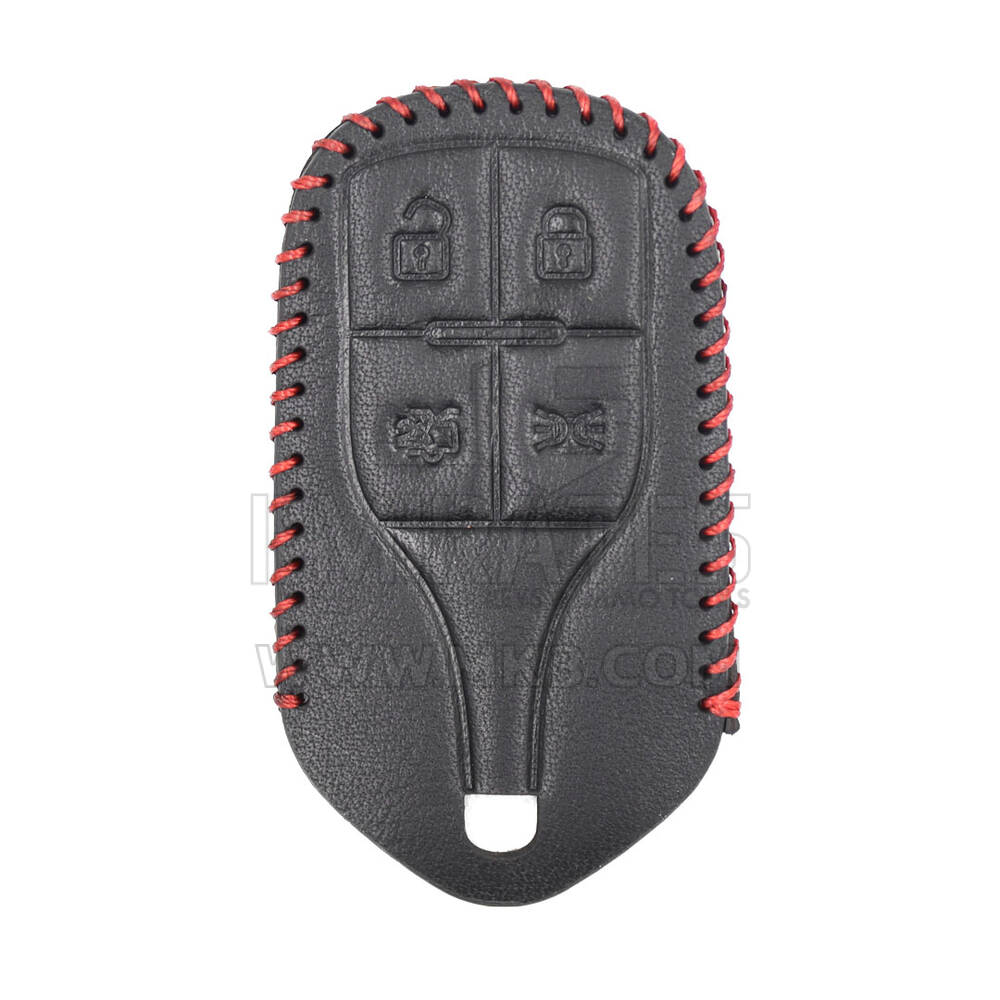 Funda de cuero para llave remota inteligente Maserati 4 botones | mk3