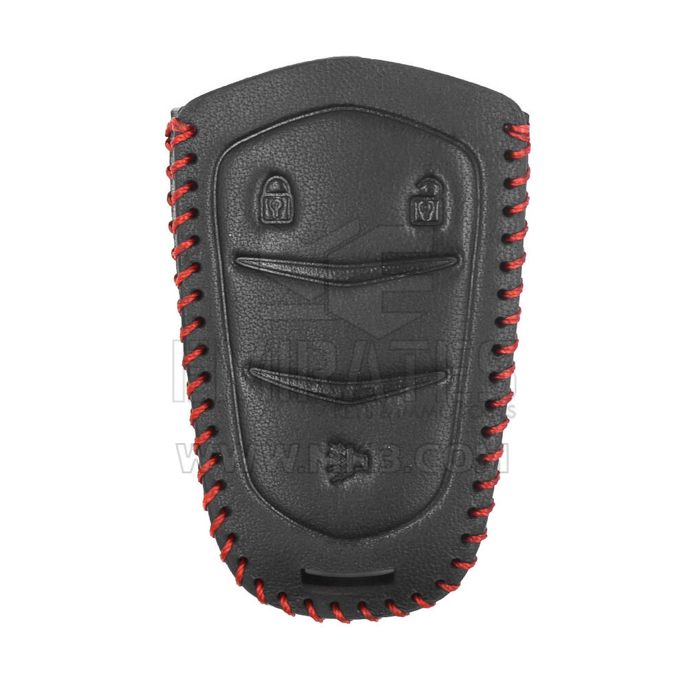 Funda de cuero para Cadillac Smart Remote Key 3 Botones | mk3