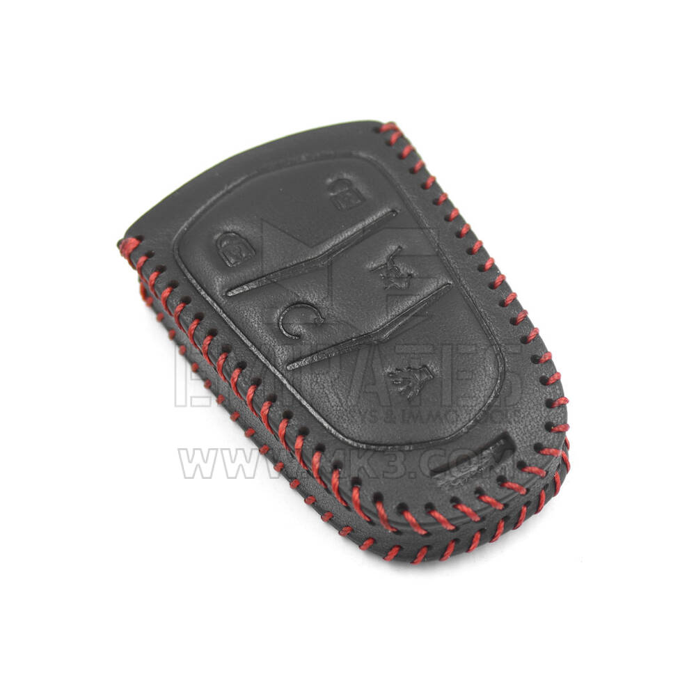 New Aftermarket Leather Case For Cadillac Smart Remote Key 5 Buttons High Quality Best Price | Emirates Keys