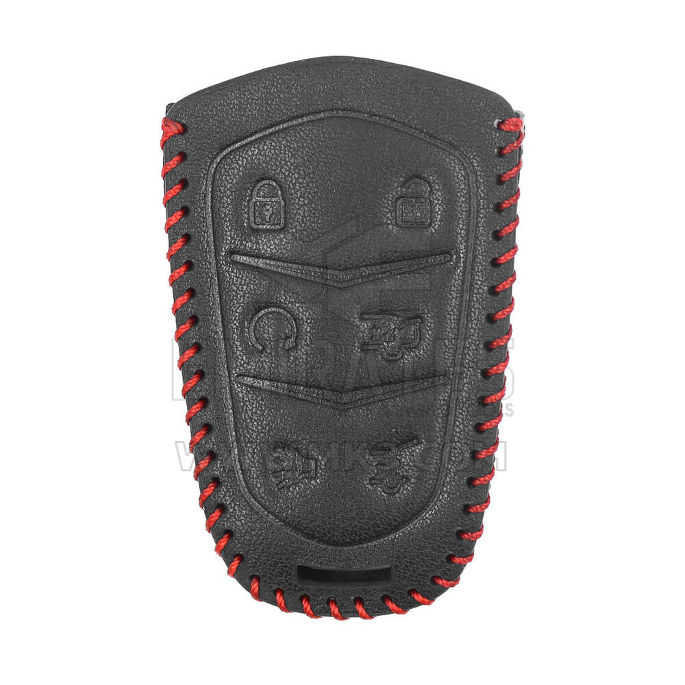 Étui en cuir pour Cadillac Smart Remote Key 6 boutons | MK3