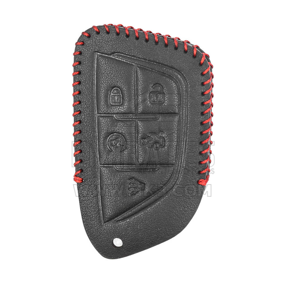 Custodia in pelle per Cadillac Smart Remote Key 5 pulsanti CD-G | MK3