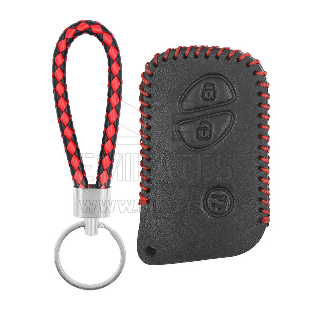 Кожаный чехол для Lexus Smart Remote Key 2 + 1 кнопки LX-B