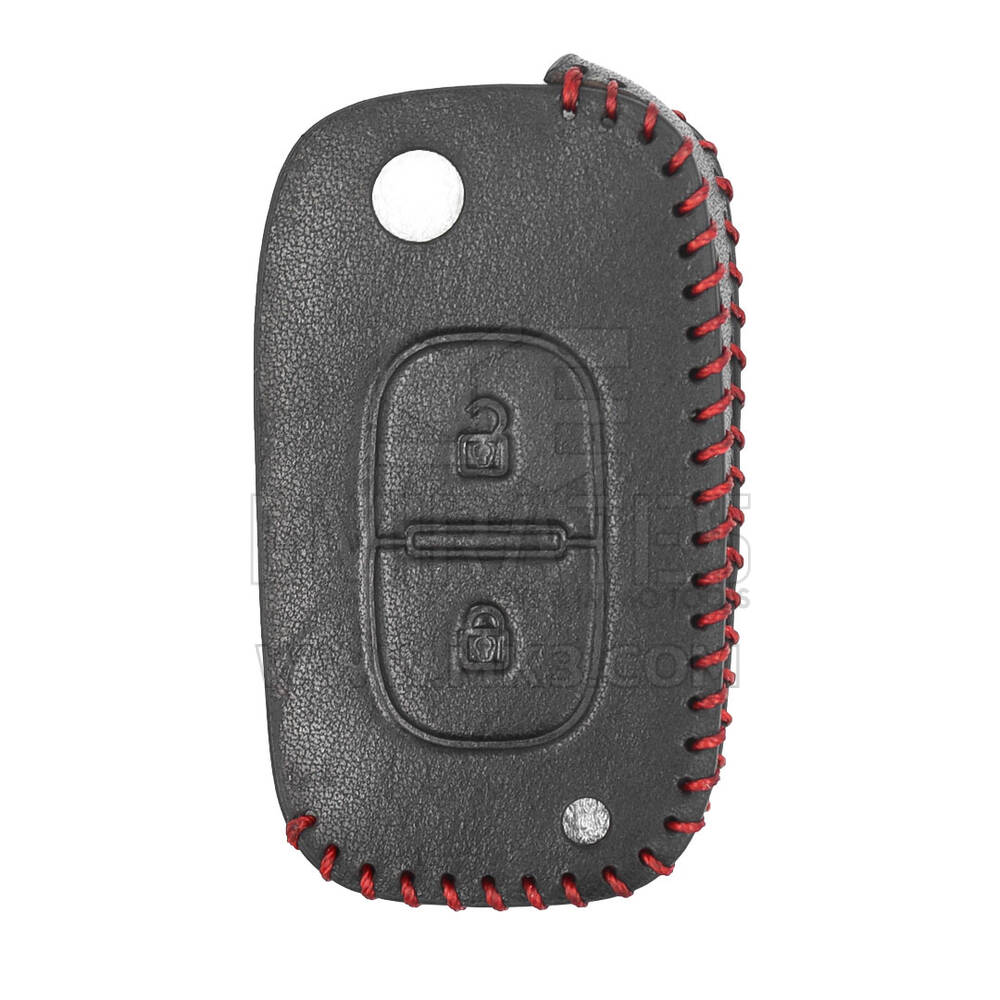 Etui en cuir pour clé à distance Renault Flip 2 boutons RN-D | MK3