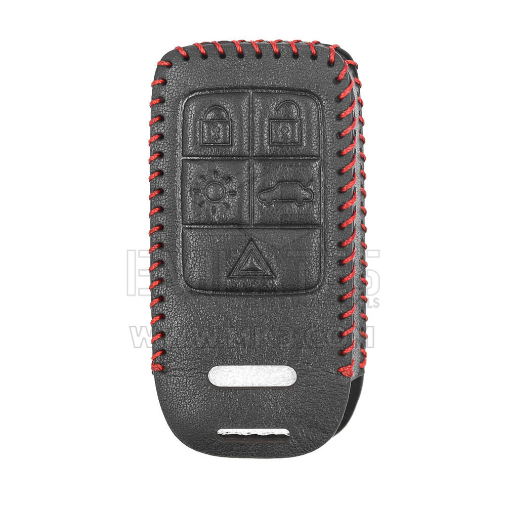 Funda de cuero para Volvo Smart Remote Key 5 Botones | mk3