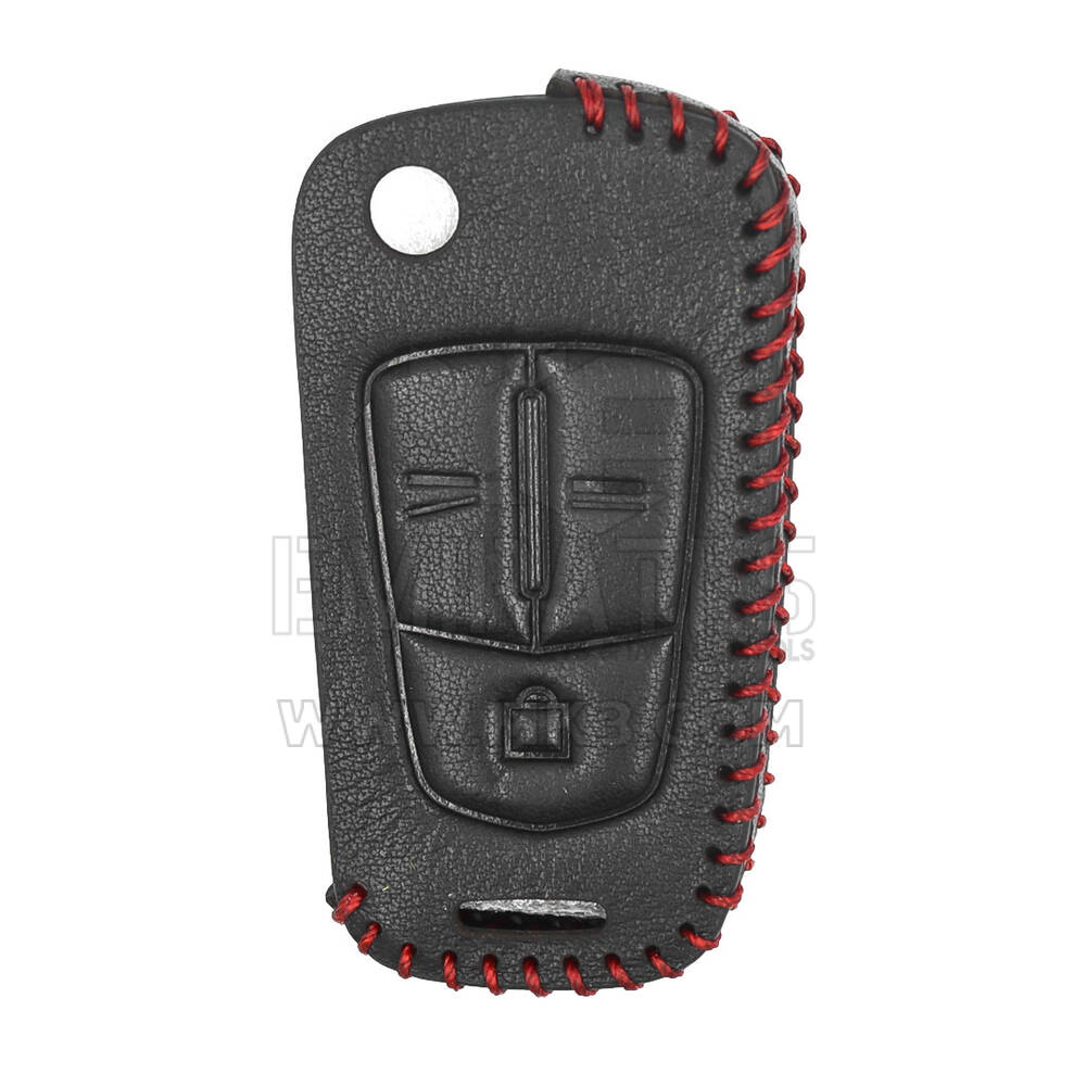 Funda de cuero para Opel Flip Remote Key 3 Botones OP-A | mk3