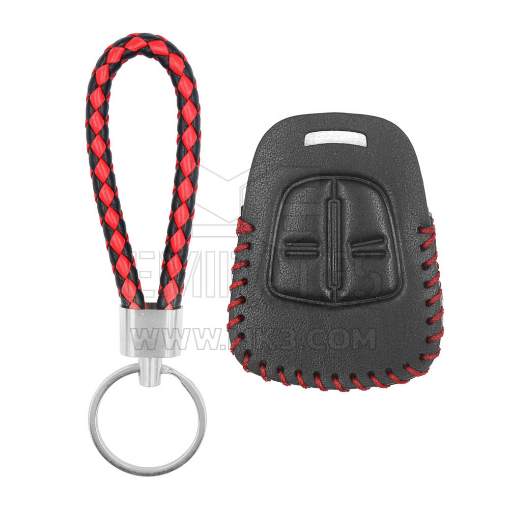 Leather Case For Opel Flip Remote Key 2 Buttons OP-B