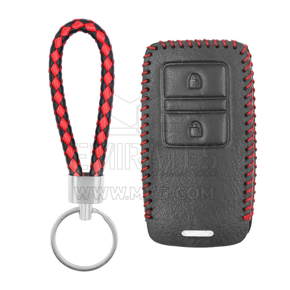 Estojo de couro para Acura Smart Remote Key 2 botões