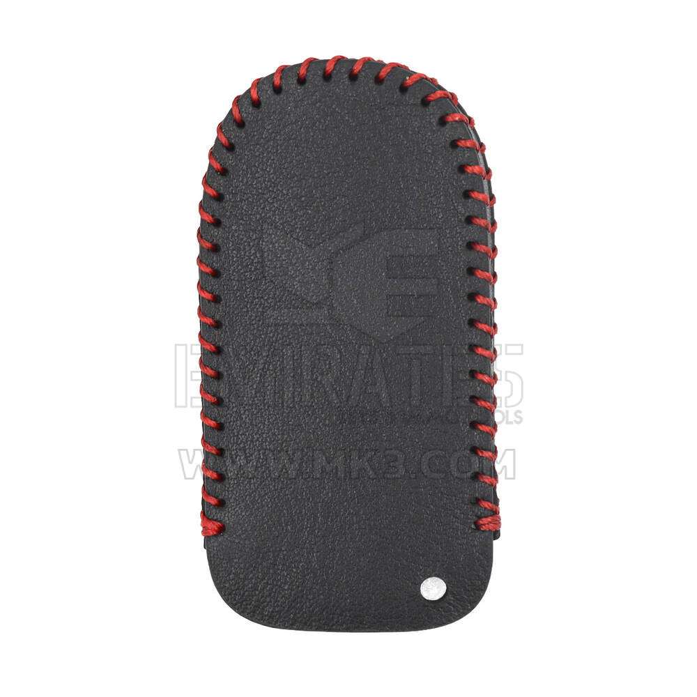 Nuova custodia in pelle aftermarket per chiave remota Jeep Smart 2 pulsanti JP-A Miglior prezzo di alta qualità | Chiavi degli Emirati