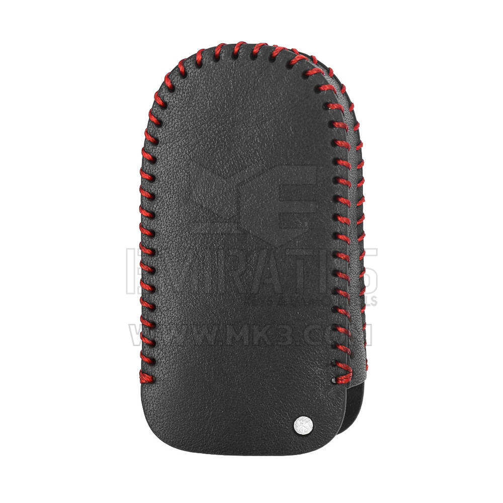 Nuevo estuche de cuero del mercado de accesorios para Jeep Smart Remote Key 3 botones JP-B alta calidad mejor precio | Claves de los Emiratos