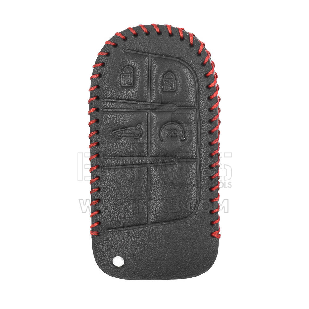 Funda de cuero para Jeep Smart Remote Key 4 Botones JP-C | mk3