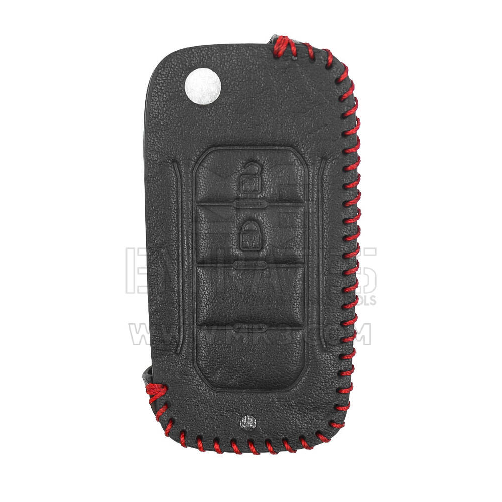 Étui en cuir pour clé à distance Jeep Flip 2 boutons JP-D | MK3