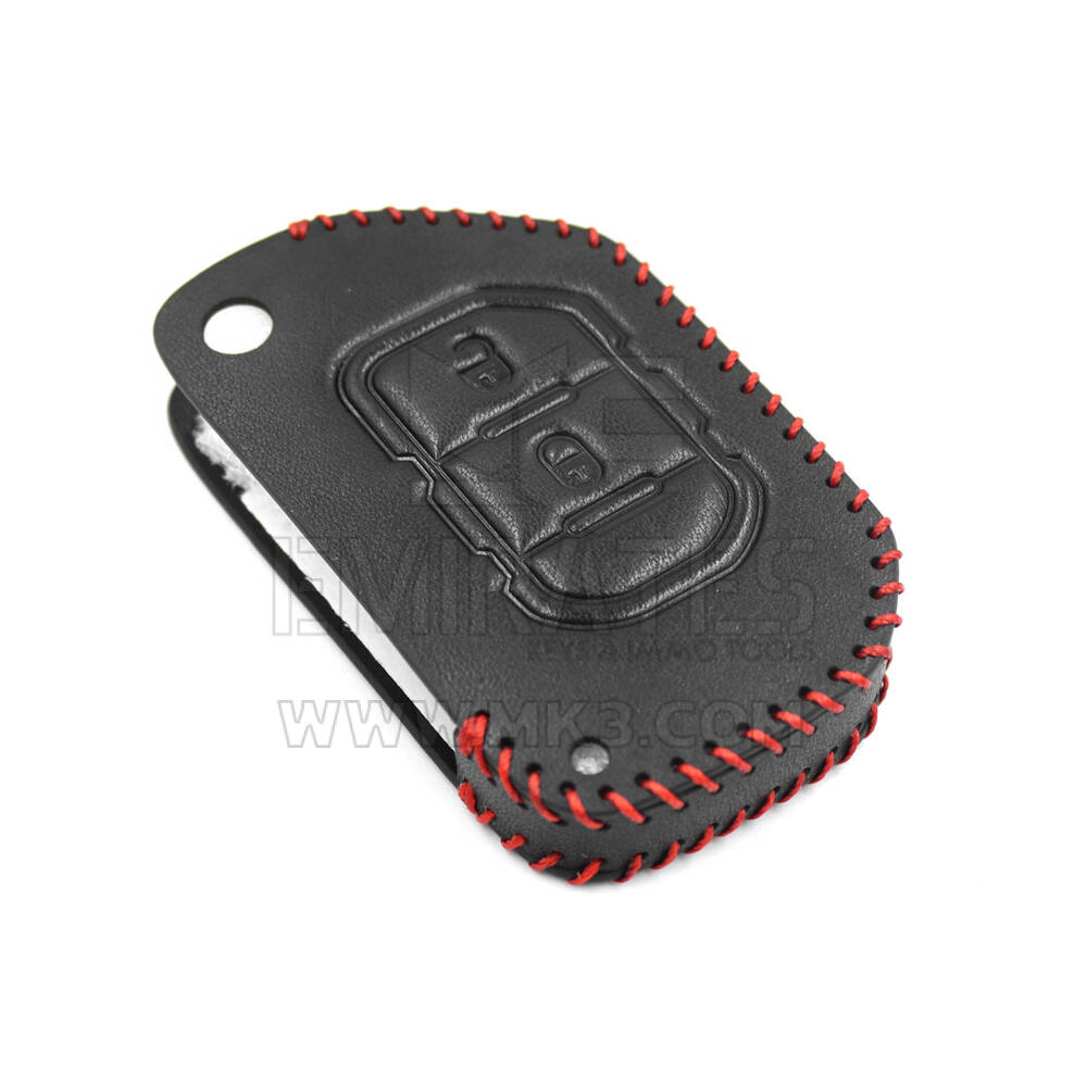 New Aftermarket Leather Case For Jeep Flip Remote Key 2 Buttons JP-F High Quality Best Price | Emirates Keys