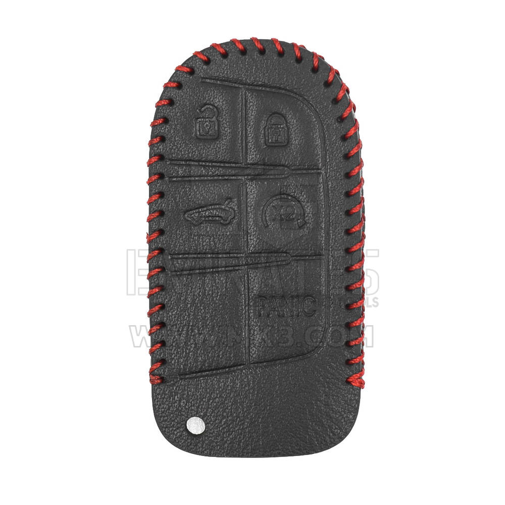 Custodia in pelle per chiave remota Jeep Smart 4+1 pulsanti JP-G | MK3