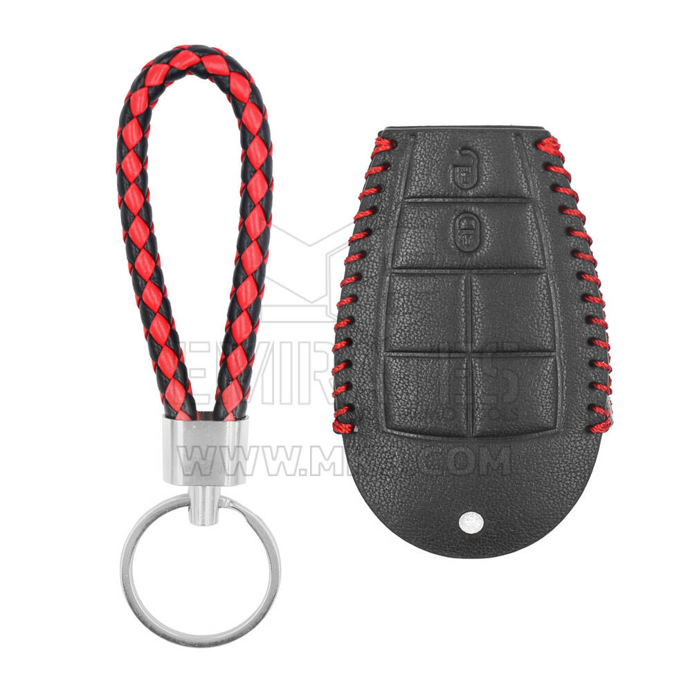 Leather Case For Jeep Smart Remote Key 2+1 Buttons JP-I