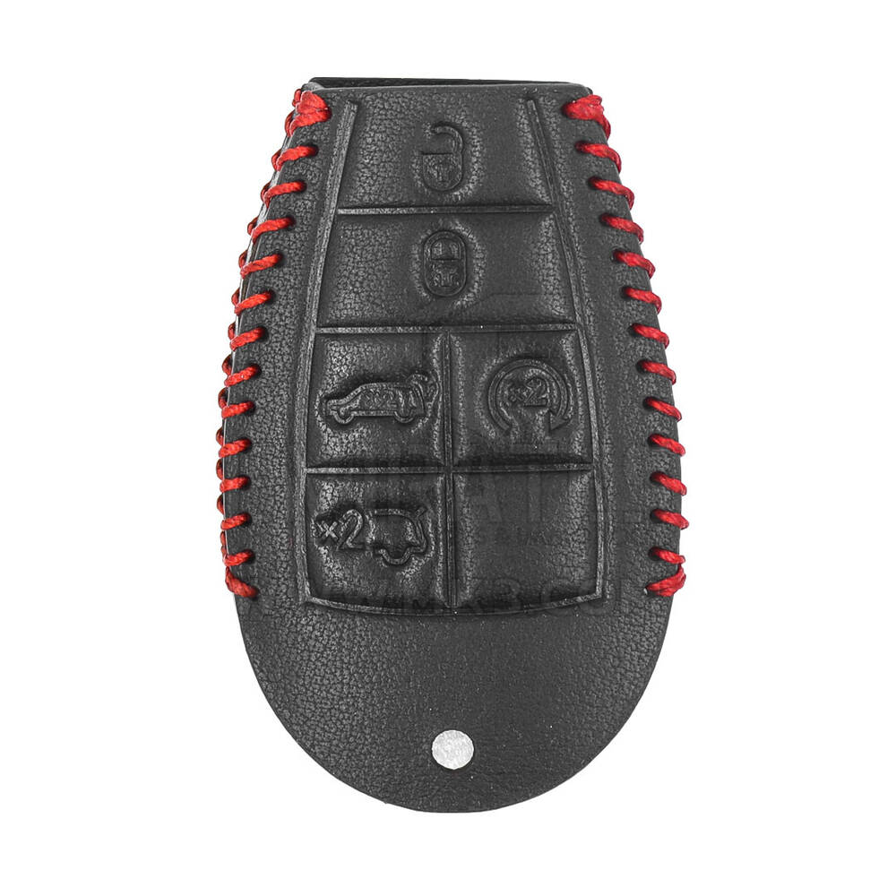 Funda de cuero para llave remota inteligente Jeep 5 + 1 botones JP-K | mk3