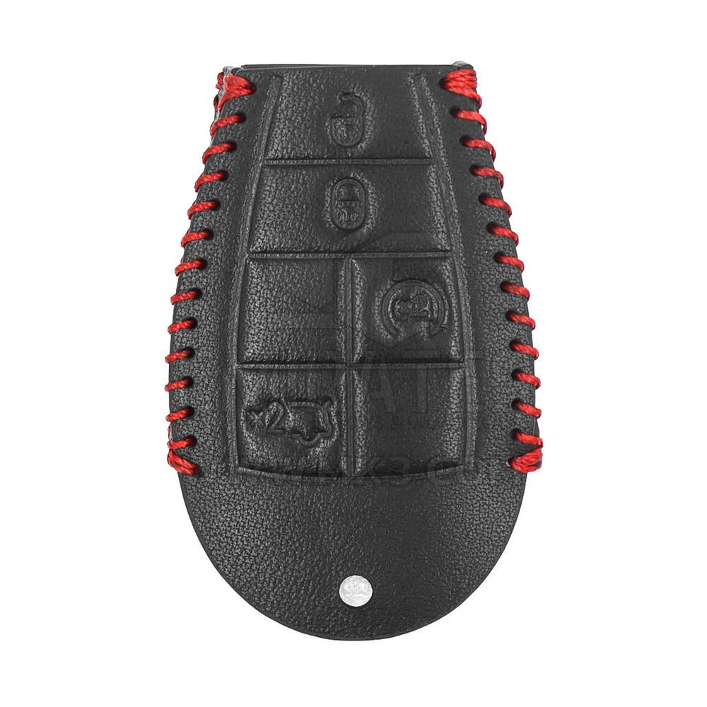 Étui en cuir pour clé à distance intelligente Jeep 4 + 1 boutons JP-N | MK3