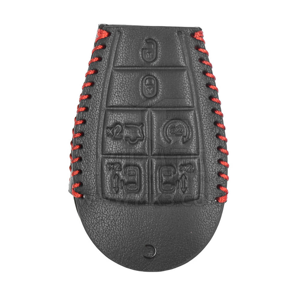 Кожаный чехол для Jeep Smart Remote Key 6+1 Buttons JP-P | МК3