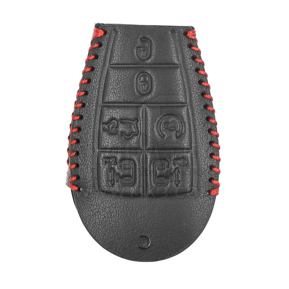 Funda de cuero para llave remota inteligente Jeep 6 + 1 botones JP-P | mk3