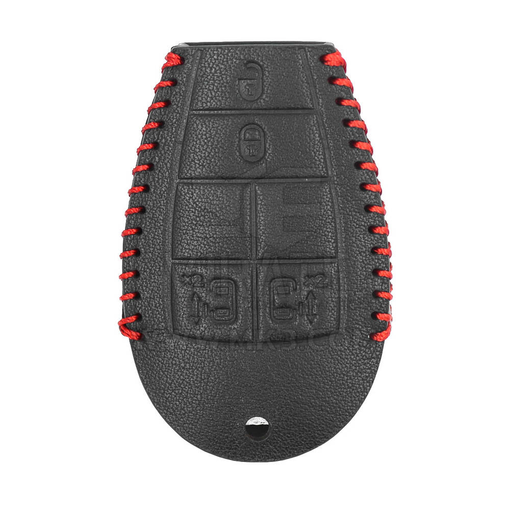 Étui en cuir pour clé à distance intelligente Jeep 4 + 1 boutons JP-Q | MK3