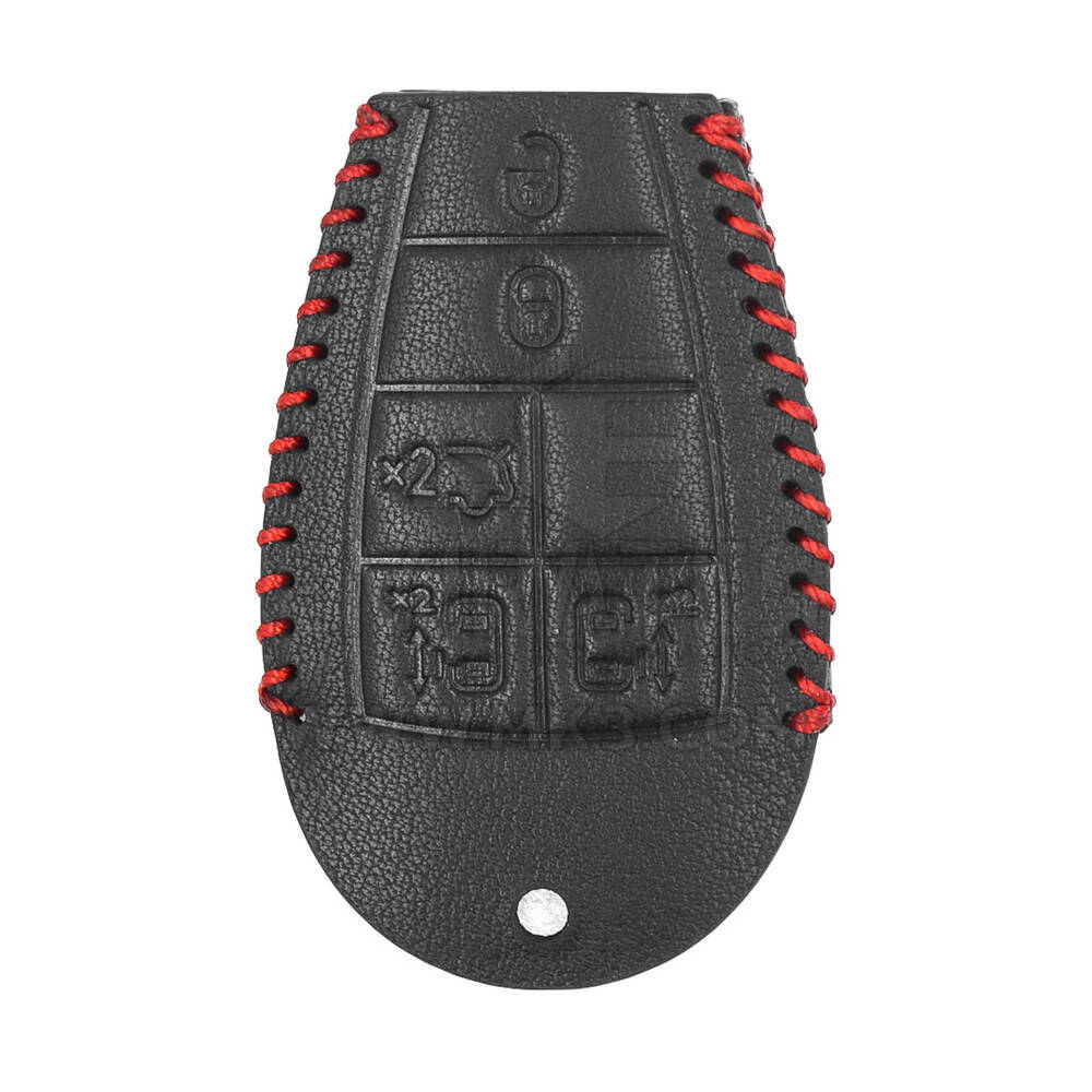 Кожаный чехол для Jeep Smart Remote Key 5+1 Buttons JP-R | МК3