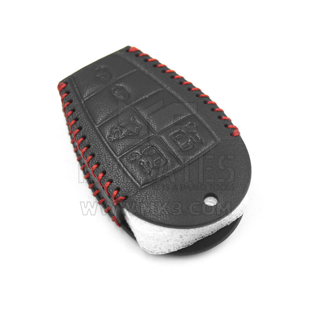 New Aftermarket Leather Case For Jeep Smart Remote Key 5+1 Buttons JP-R High Quality Best Price | Emirates Keys