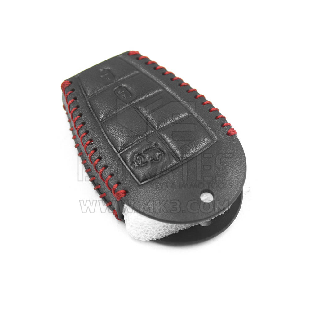 New Aftermarket Leather Case For Jeep Smart Remote Key 3+1 Buttons JP-S High Quality Best Price | Emirates Keys