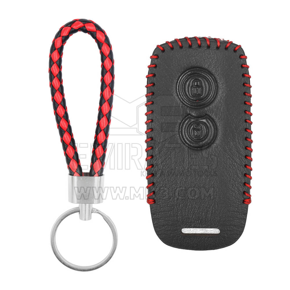 Estojo de couro para Suzuki Smart Remote Key 2 botões SZK-B