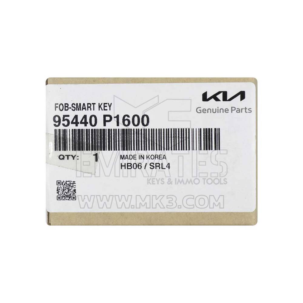 New Sportage 2022 Genuine / OEM Smart Remote Key 3 Buttons 433MHz OEM Part Number: 95440-P1600 | Emirates Keys
