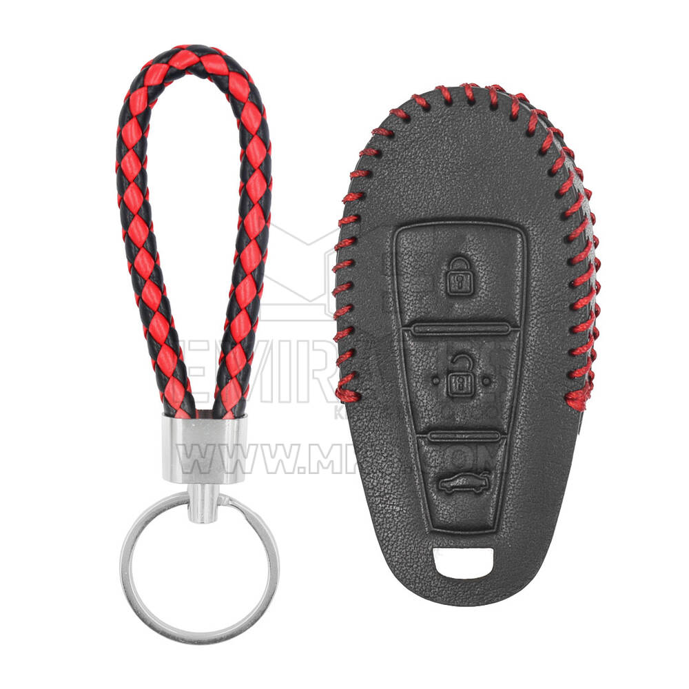 Etui en cuir pour Suzuki Smart Remote Key 3 boutons SZK-E