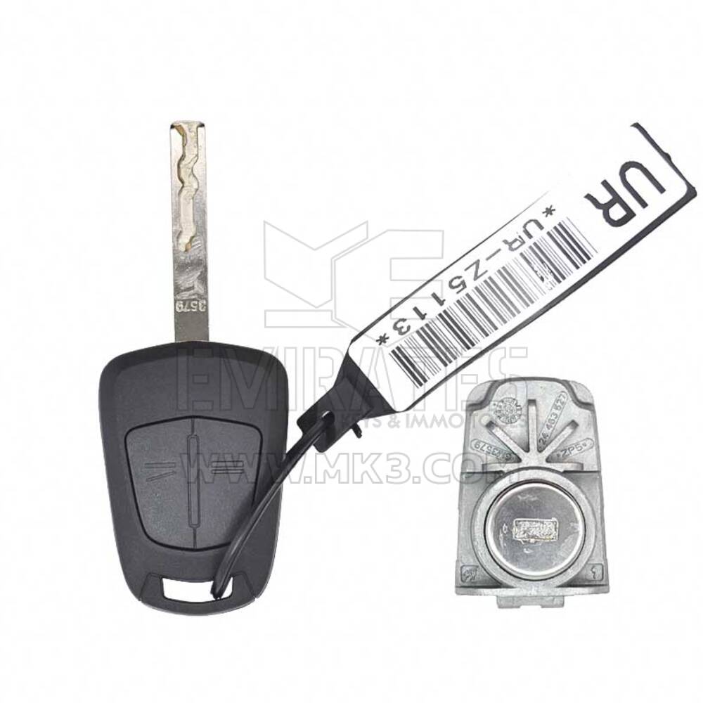 New Brand  Opel Astra H Replacement Remote Genuine/OEM Non-Flip 2 Buttons 433MHz with Original Lock | Emirates Keys 