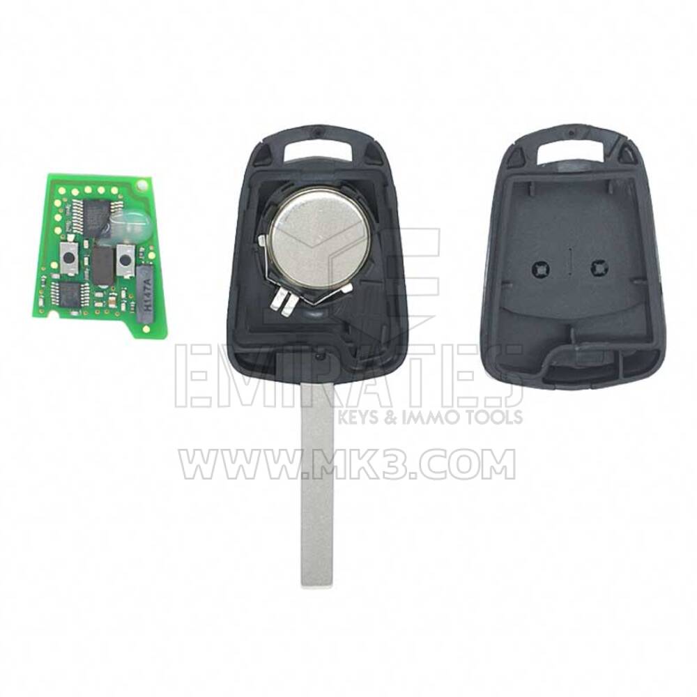 New Brand  Opel Astra H Replacement Remote Genuine/OEM Non-Flip 2 Buttons 433MHz with Original Lock | Emirates Keys 