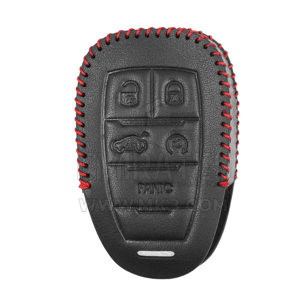 Funda de cuero para Alfa Romeo Smart Remote Key 4+1 Botones | mk3